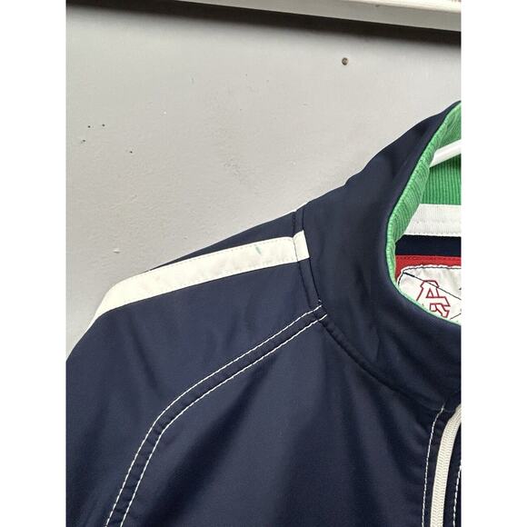 American Eagle Outfitters Sportswear Track Jacket Mens Large Blue Green Full zip - Picture 9 of 11